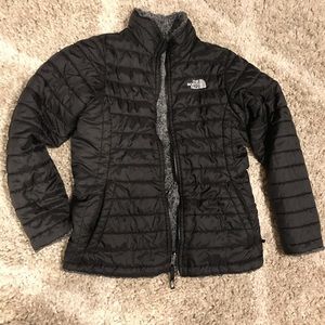 Girls reversible North Face coat